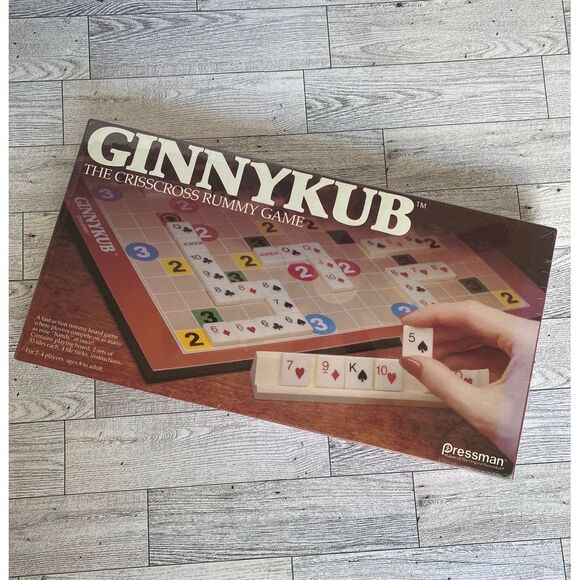 Ginnykub The Crossword Rummy Game - New & Sealed Board Game 2-4‎ Players - Picture 1 of 6
